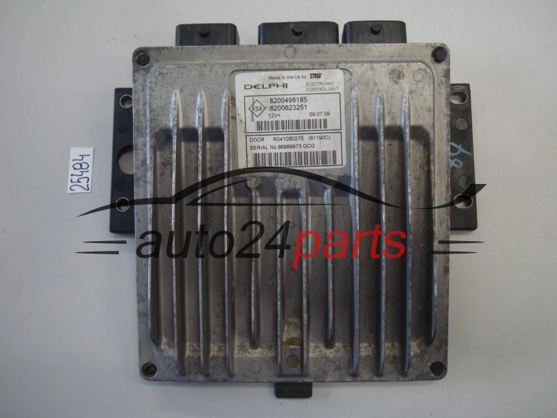 KOMPUTER STEROWNIK SILNIKA RENAULT KANGOO 1.5 DCI Delphi R0410B027E, 8200498185, 8200623251