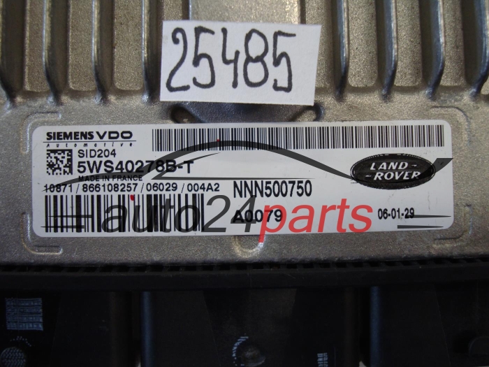 KOMPUTER STEROWNIK SILNIKA LAND ROVER 5WS40278B-T, 5WS40278BT, NNN500750, SID204
