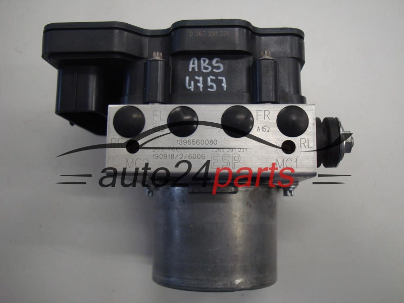 ABS POMPA I STEROWNIK FIAT DUCATO BOXER JUMPER 1393843080, 0265956519
