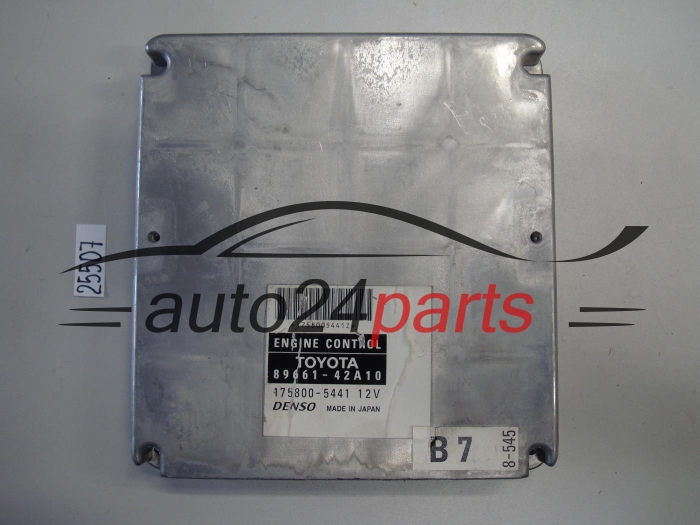 KOMPUTER STEROWNIK SILNIKA TOYOTA RAV4 2.0 D4D DENSO 175800-5441, 1758005441, 89661-42A10, 8966142A10