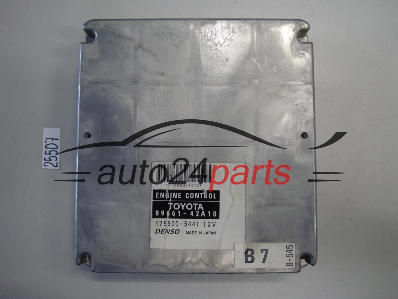 KOMPUTER STEROWNIK SILNIKA TOYOTA RAV4 2.0 D4D DENSO 175800-5441, 1758005441, 89661-42A10, 8966142A10