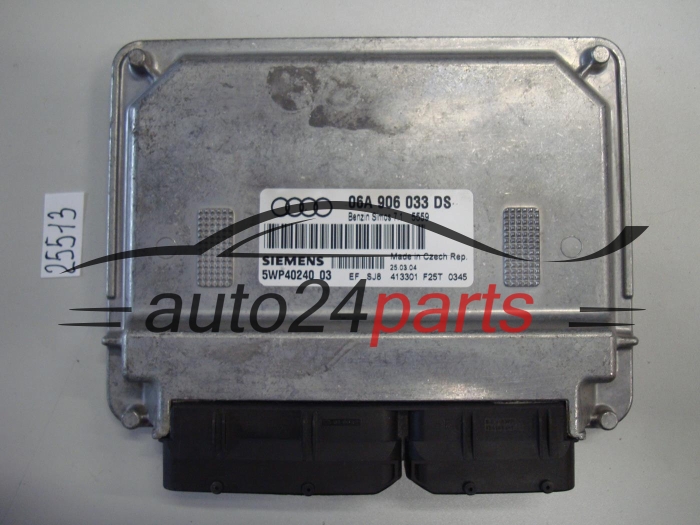KOMPUTER STEROWNIK SILNIKA AUDI A3 SIEMENS 5WP40240 03, 5WP4024003, 06A 906 033 DS, 06A906033DS, SIMOS 7.1