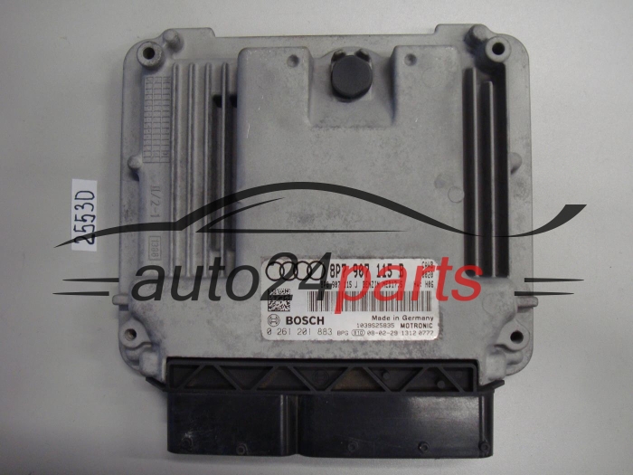 KOMPUTER STEROWNIK SILNIKA AUDI BOSCH 0 261 201 883, 0261201883, 8P7907115B, MED17.5