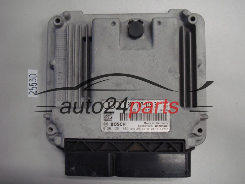 KOMPUTER STEROWNIK SILNIKA AUDI BOSCH 0 261 201 883, 0261201883, 8P7907115B, MED17.5