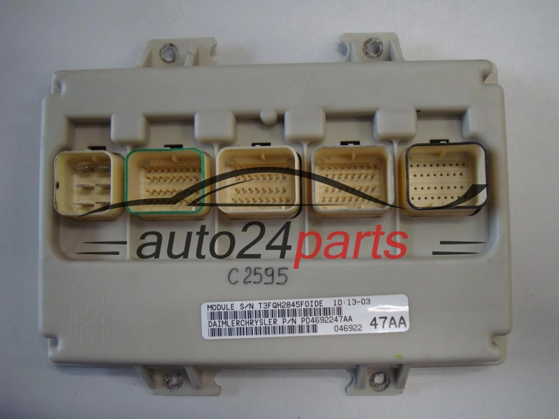 KOMPUTER STEROWNIK SILNIKA CHRYSLER VOYAGER 2.8 CRD P04692247AA, 04692247AA