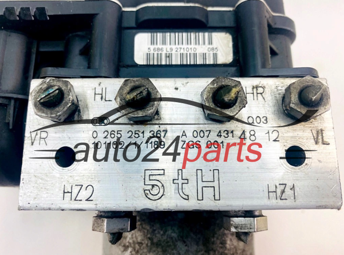 MERCEDES BENZ SPRINTER CRAFTER A0074314812, BOSCH 0 265 251 367, 0265251367, 0265951521