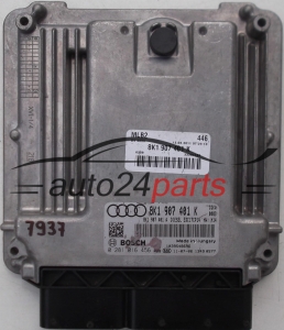 CALCULATEUR MOTEUR AUDI A4, A5 2.7 TDI, BOSCH 0 281 016 456, BOSCH 0281016456, 8K1 907 401 K, 8K1907401K, 8K1907401A