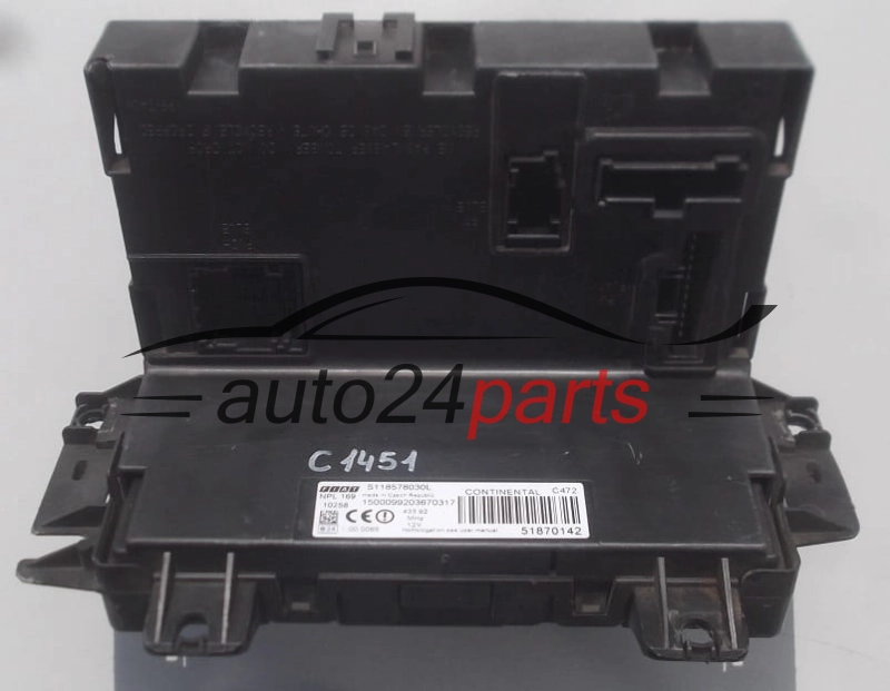 CENTRALKA MODUL BSI FIAT PANDA CONTINENTAL S118578030L, 51870142