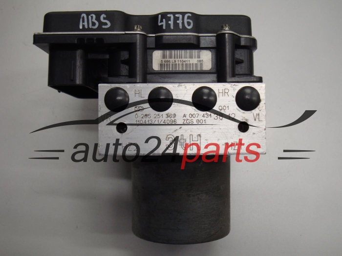 MERCEDES BENZ BOSCH 0265251369, A0074313812, 0265951522