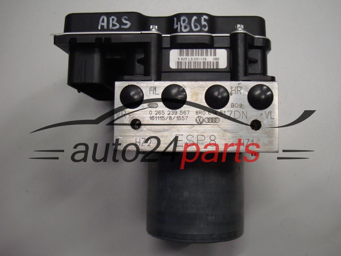 Bomba ABS y centralita AUDI Q5 8R0614517DN, 0265239567, 8R0907379BF, 0265952301