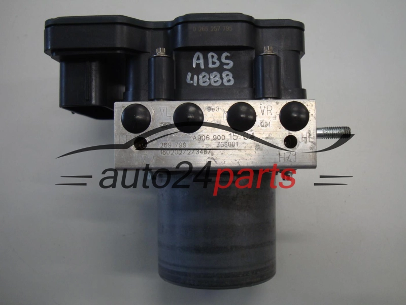 ABS POMPA I STEROWNIK MERCEDES BENZ BOSCH 0265257795, A9069001504, 0265956032