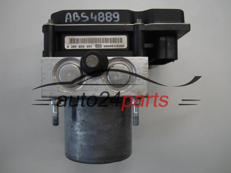 ABS POMPA I STEROWNIK CITROEN BOSCH 0 265 230 291, 0265230291, 9661887180 0265950963