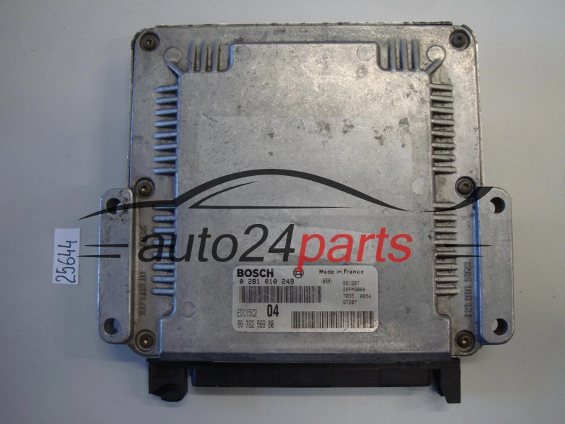 KOMPUTER STEROWNIK SILNIKA CITROEN XSARA PICASSO PEUGEOT 306 2.0 HDI BOSCH 0 281 010 249, 0281010249, 96 362 569 80, 9636256980
