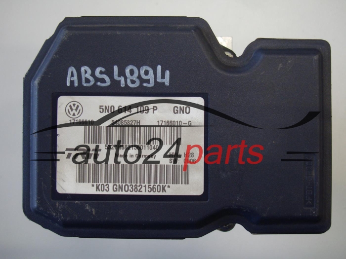 ABS POMPA I STEROWNIK VOLKSWAGEN TIGUAN 1.4 TRW 5N0 614 109 P, 5N0614109P, 17166610, 54085327H, 17166010-G
