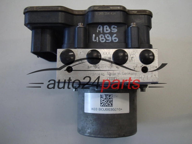 ABS POMPA I STEROWNIK AUDI 4G0614517AK, 0265254424, 4G0907379S, 0265956226