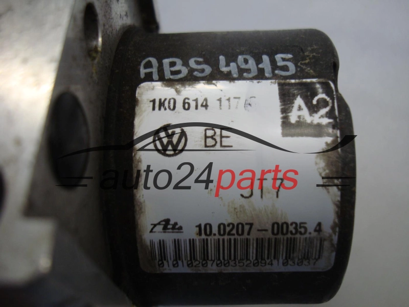 ABS POMPA I STEROWNIK VOLKSWAGEN SKODA 1K0614117G, 10.0207-0035.4, 10020700354, 1K0907379N