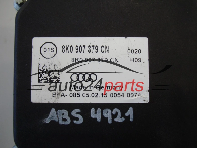 ABS POMPA I STEROWNIK AUDI BOSCH 0 265 239 452, 0265239452, 8K0614517GT, 8K0907379CN