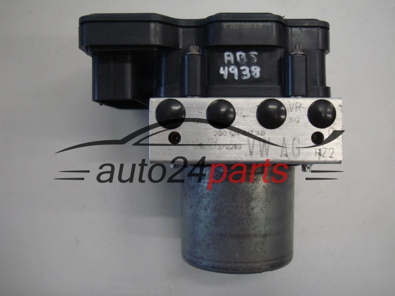 ABS POMPA I STEROWNIK VOLKSWAGEN BOSCH 0265259838, 2Q0614517AD, 0265956685