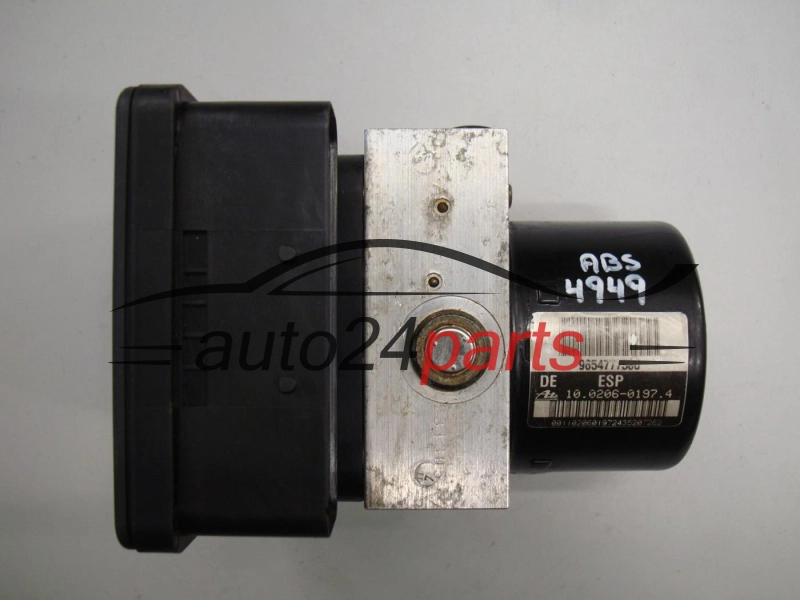 ABS POMPA I STEROWNIK CITROEN 9654777580, 10.0960-1154.3, 10096011543