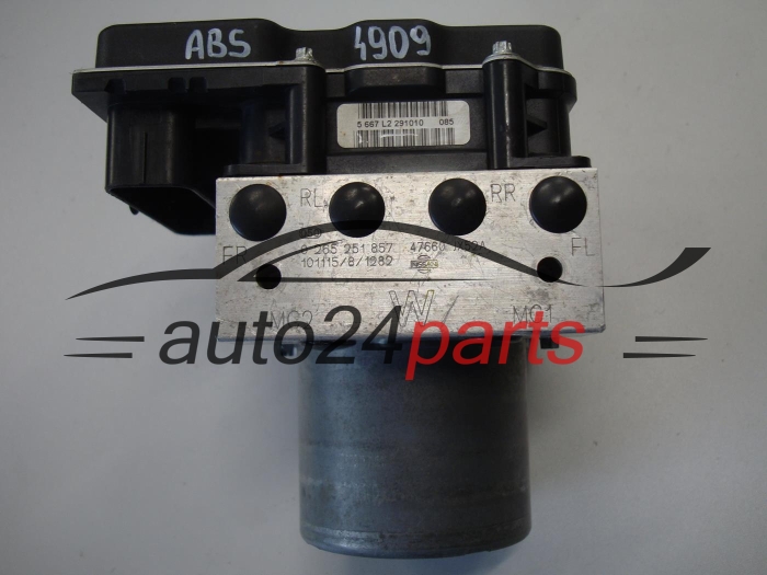 NISSAN BOSCH 0 265 251 857, 0265251857, 47660JX52A, 0265951751