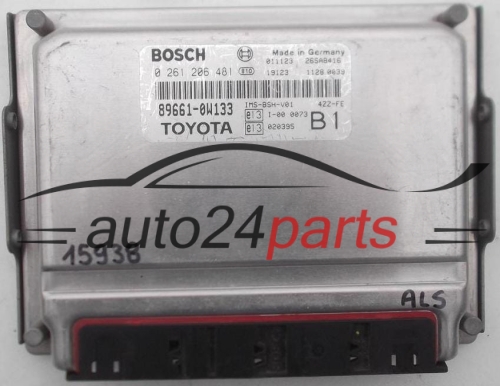 KOMPUTER STEROWNIK SILNIKA TOYOTA COROLLA AVENSIS BOSCH 0 261 206 481