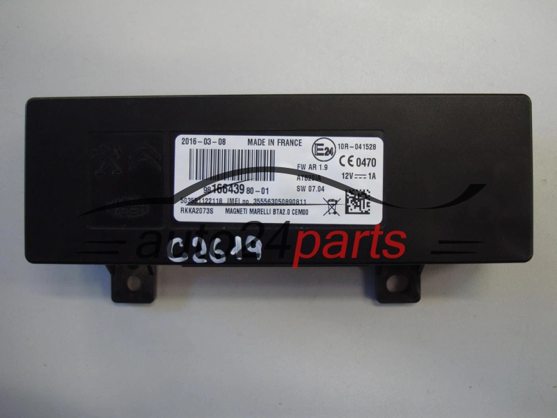 CENTRALKA MODUL CITROEN PEUGEOT 9816643980-01
