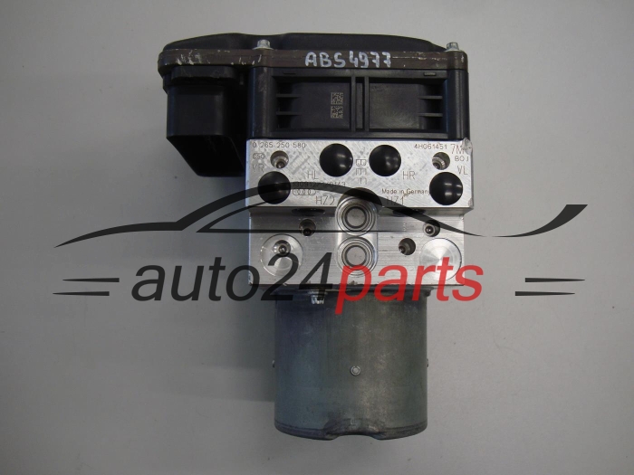 Bomba ABS y centralita AUDI BOSCH 0265250580, 4H0614517M, 4H0907379P, 0265960465