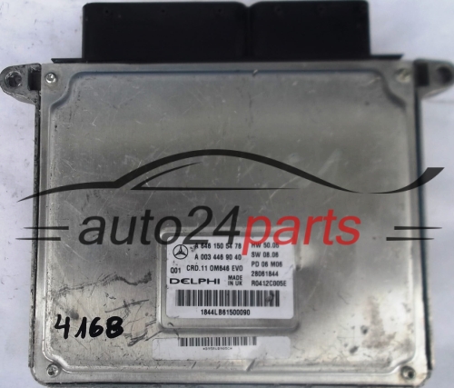 KOMPUTER STEROWNIK SILNIKA MERCEDES W211 220 CDI A6461505478, 6461505478, A 646 150 54 78, A0034469040, 0034469040, A 003 446 90 40, DELPHI R0412C005E 28061844 - 4168, 4188, 4290 