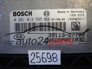 KOMPUTER STEROWNIK SILNIKA HYUNDAI KIA 2.0 CRD BOSCH 0 281 013 595, 0281013595, 39103-2A765, 391032A765