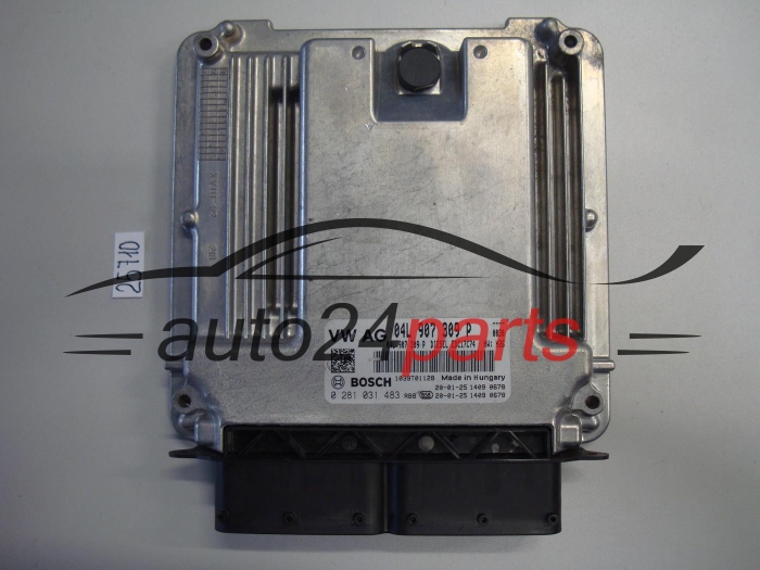 KOMPUTER STEROWNIK SILNIKA VOLKSWAGEN SKODA BOSCH 0 281 031 483, 0281031483, 04L907309P, EDC17C74