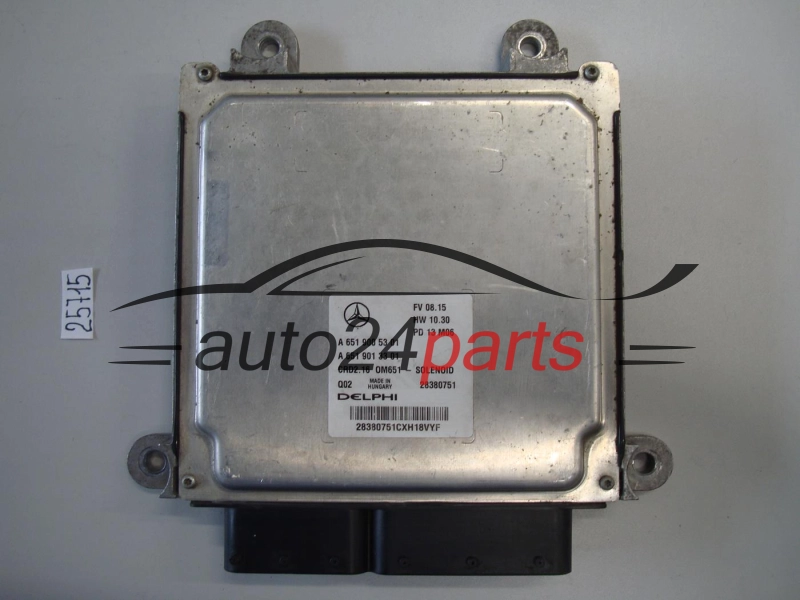KOMPUTER STEROWNIK SILNIKA MERCEDES Delphi 28380751, A 651 900 53 01, A6519005301, A 651 901 33 01, A6519013301, CRD2.16