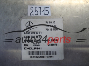KOMPUTER STEROWNIK SILNIKA MERCEDES Delphi 28380751, A 651 900 53 01, A6519005301, A 651 901 33 01, A6519013301, CRD2.16