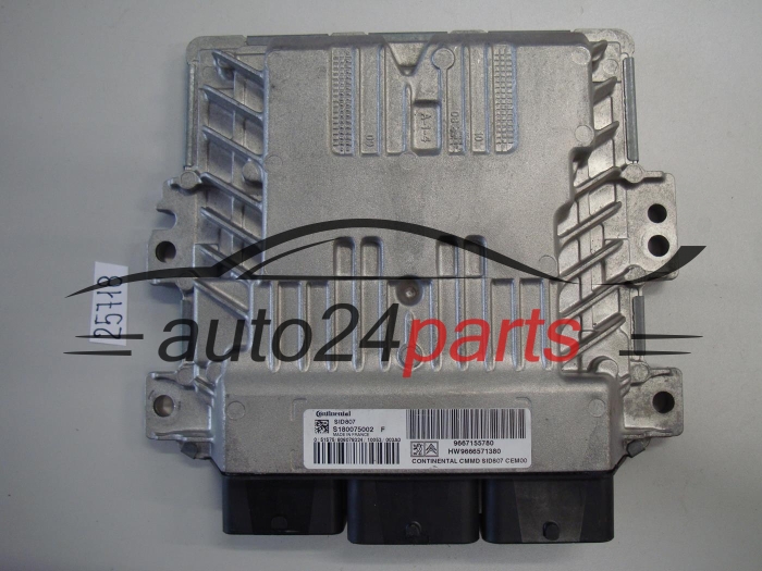 KOMPUTER STEROWNIK SILNIKA CITROEN PEUGEOT S180075002F, 9667155780, 9666571380, SID807