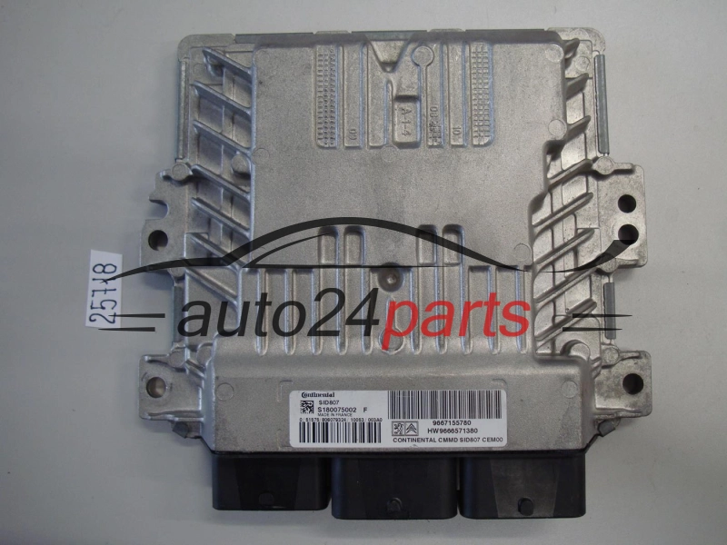 KOMPUTER STEROWNIK SILNIKA CITROEN PEUGEOT S180075002F, 9667155780, 9666571380, SID807