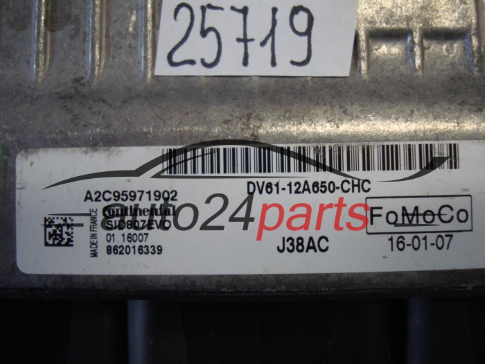 KOMPUTER STEROWNIK SILNIKA FORD TRANSIT DV61-12A650-CHC, DV6112A650CHC, A2C95971902, SID897EVO