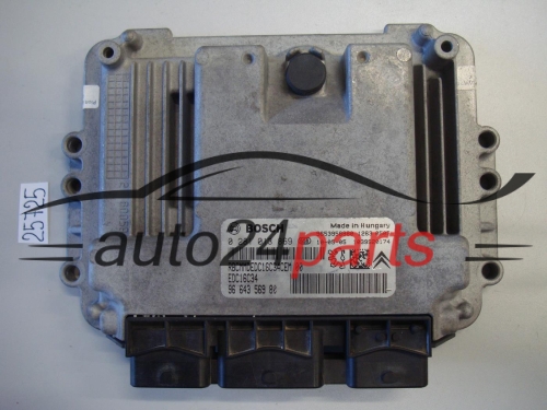 KOMPUTER STEROWNIK SILNIKA PEUGEOT PARTNER CITROEN JUMPY FIAT SCUDO 1.6 HDI BOSCH 0 281 013 869, 0281013869, 96 643 569 80, 9664356980, 9653958980, EDC16C34