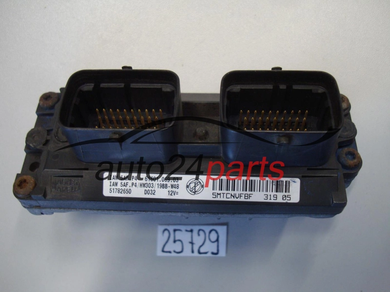 KOMPUTER STEROWNIK SILNIKA FIAT PUNTO IAW 5AF.P4, IAW5AFP4, 51782650