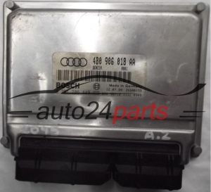KOMPUTER STEROWNIK SILNIKA AUDI A4 A6 1.8T 1.8 TURBO QUATTRO 4B0906018AA, 4B0 906 018 AA, BOSCH 0261206449, 0 261 206 449, BENZIN 0001 26SA6159 - 2045