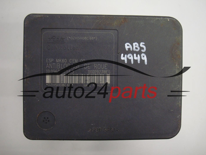 CITROEN 9654777580, 10.0960-1154.3, 10096011543