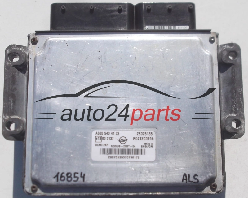 KOMPUTER STEROWNIK SILNIKA SSANGYONG RODIUS R0412C019A, A665 540 44 32, A6655404432, 28075135