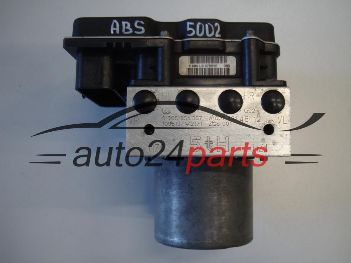 ABS POMPA I STEROWNIK MERCEDES BENZ SPRINTER CRAFTER A0074314812, BOSCH 0 265 251 367, 0265251367, 0265951521