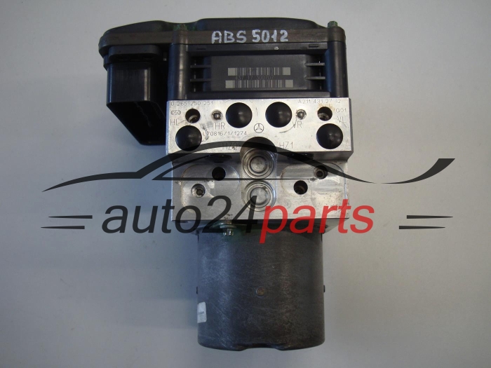ABS POMPA I STEROWNIK MERCEDES W211 BOSCH 0 265 250 251, 0265250251, A2114312712, 0265960322