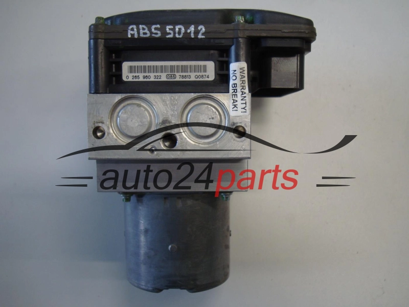 ABS POMPA I STEROWNIK MERCEDES W211 BOSCH 0 265 250 251, 0265250251, A2114312712, 0265960322