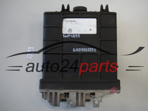KOMPUTER STEROWNIK SILNIKA SEAT IBIZA CORDOBA VW POLO 1.6 AFT 6K0906025E, 6K0 906 025 E, SIEMENS 5WP4 855, 5WP4855