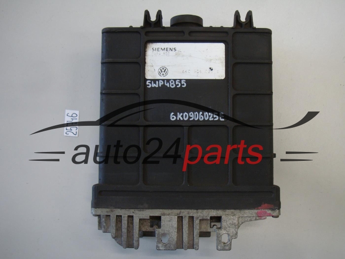 KOMPUTER STEROWNIK SILNIKA SEAT IBIZA CORDOBA VW POLO 1.6 AFT 6K0906025E, 6K0 906 025 E, SIEMENS 5WP4 855, 5WP4855