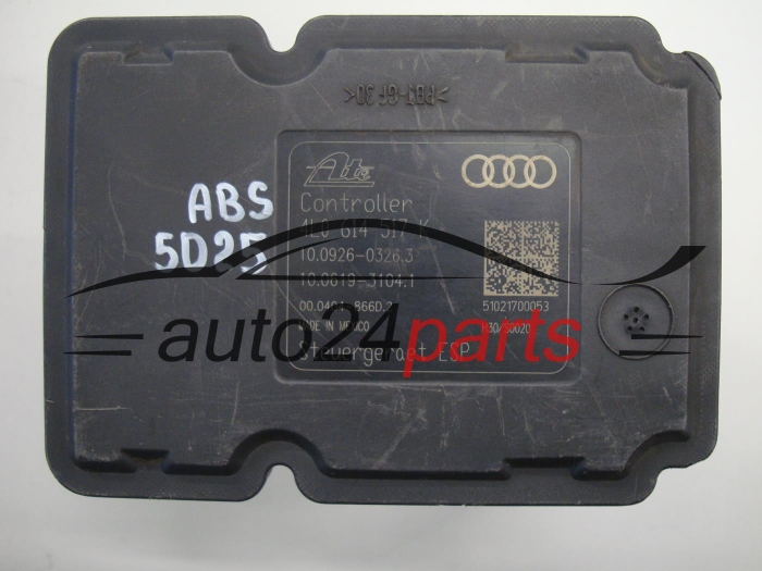 Bomba ABS y centralita AUDI 4L0614517K, 10.0212-0303.4, 10021203034, 10.0926-0326.3, 10092603263