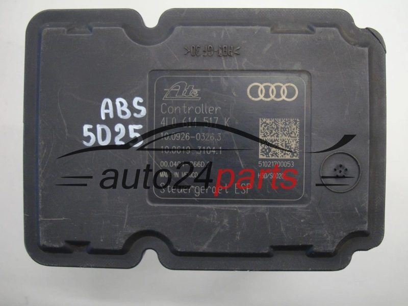 ABS POMPA I STEROWNIK AUDI 4L0614517K, 10.0212-0303.4, 10021203034, 10.0926-0326.3, 10092603263
