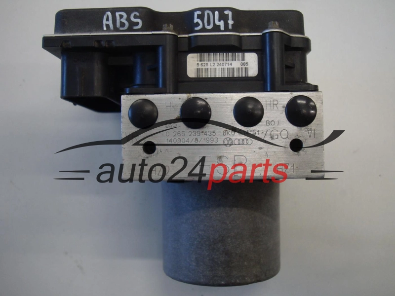 ABS POMPA I STEROWNIK AUDI A4 BOSCH 0 265 239 435, 0265239435, 8K0 614 517 GQ, 8K0614517GQ, 0 265 952 145, 0265952145