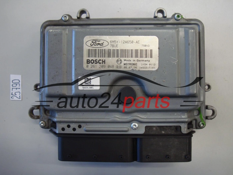 KOMPUTER STEROWNIK SILNIKA FORD FOCUS 2.5 T BOSCH 0 261 209 048, 0261209048, 6M5Y-12A650-AG, 6M5Y12A650AG