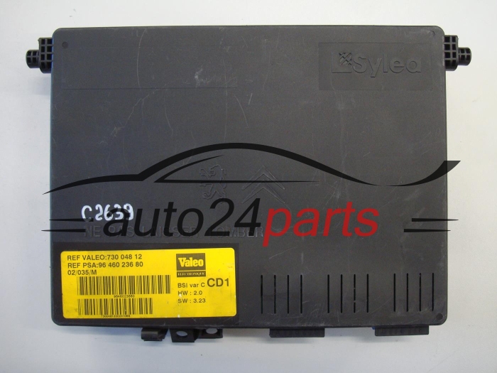CENTRALKA MODUL BSI PEUGEOT 9646023680, 73004812, CD1